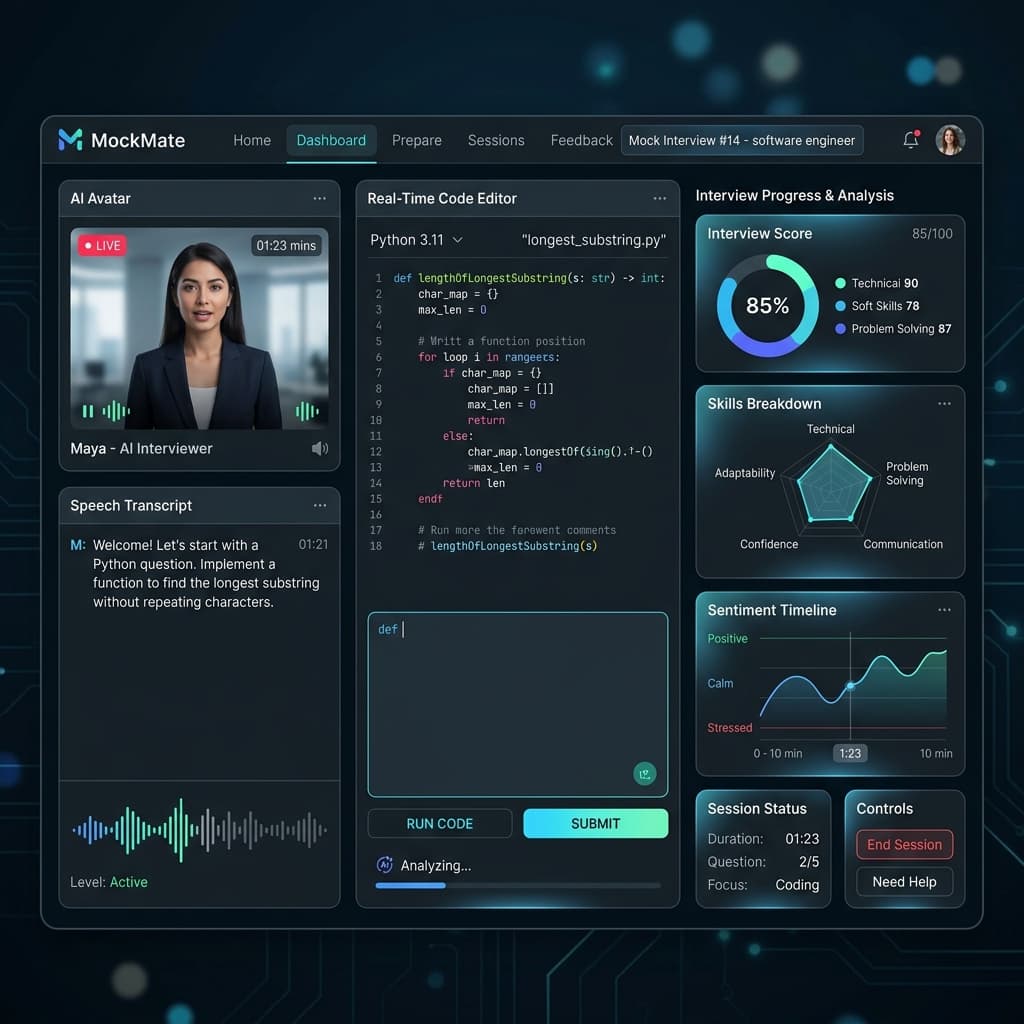 MockMate: AI-Powered Interview Simulator
